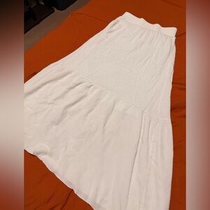 See You Monday White Maxi Skirt